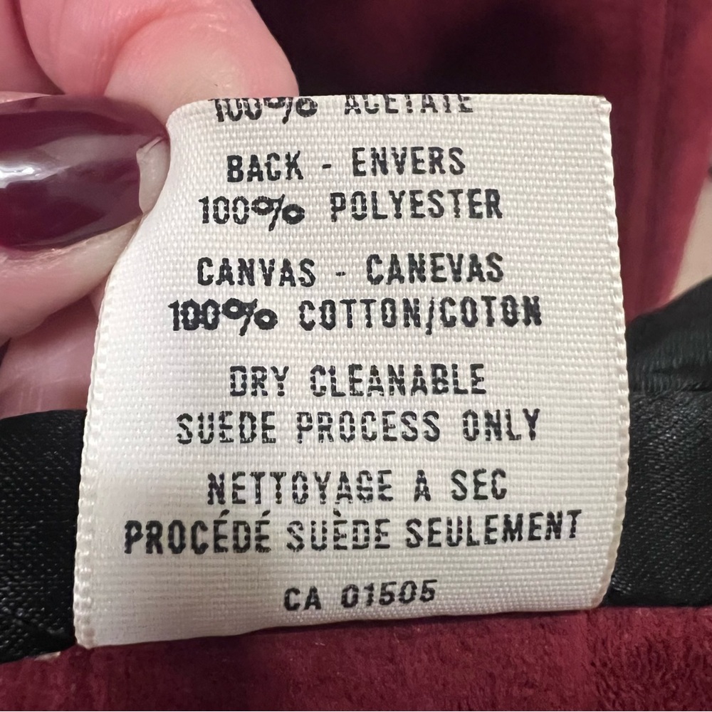 SIMPSONS Penny Lane Genuine Suede Leather Coat Real Fur Collar Belted Long Coat - Picture 9 of 16